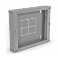 LEXI-Net 19" reguleeritav riiul perforatsiooniga 1U/450mm, must LEXI-Net 19" reguleeritav riiul perforatsiooniga 1U/450mm, must