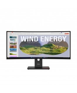 Lenovo ThinkVision T34WD-40 tietokoneen litteä näyttö 86,4 cm (34") 3440 x 1440 pikseliä Wide Quad HD LED musta