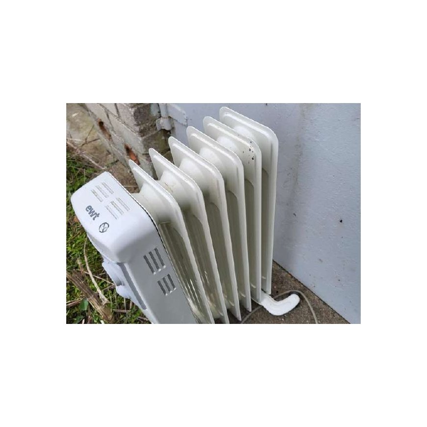 7 sekciju eļļas radiators Jocca 2204 pelēks