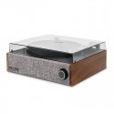Victrola Eastwood LP Garso grotuvas su diržine pavara Pilka, Riešutmedžio Victrola Eastwood LP Garso grotuvas su diržine pavara Pilka, Riešutmedžio