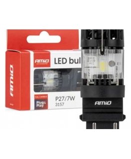 Led-lamppu lumitec 3157 p27/7w 12v full canbus valkoinen amio-04691