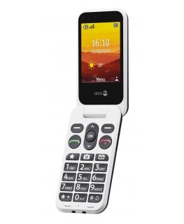 Doro Leva L20 7,11 cm (2.8") 132 g Must, Valge Vanakooli telefon