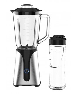 JOCCA 2311 kannmikser 1 l Lauapealne blender 350 W Must, Läbipaistev