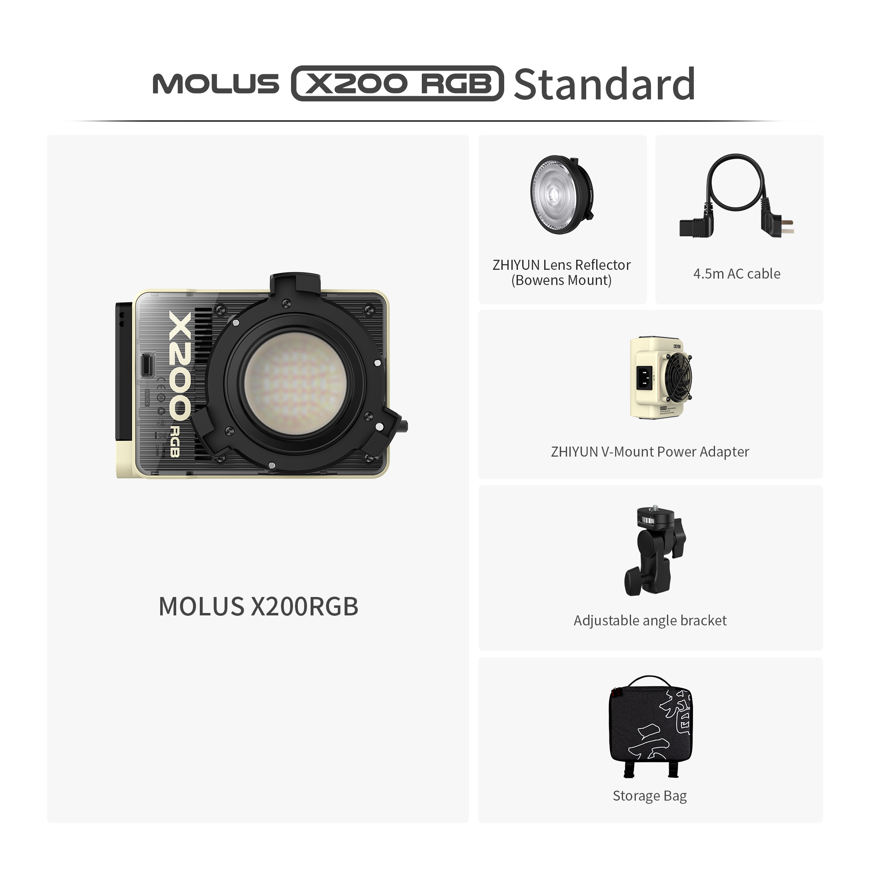 Zhiyun Molus LED X200 RGB Cob Light – 2