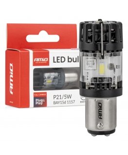LED bulb Lumitec BAY15D P21/5W 12V Full Canbus White AMIO-04689