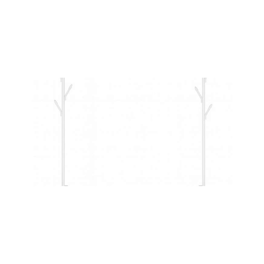 ATL DA566 White Coat Rack – 2