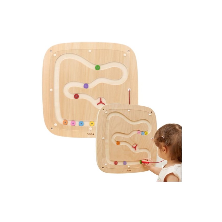 Viga Toys Koka sensorā plate VIGA ar magnētisko zīmuli