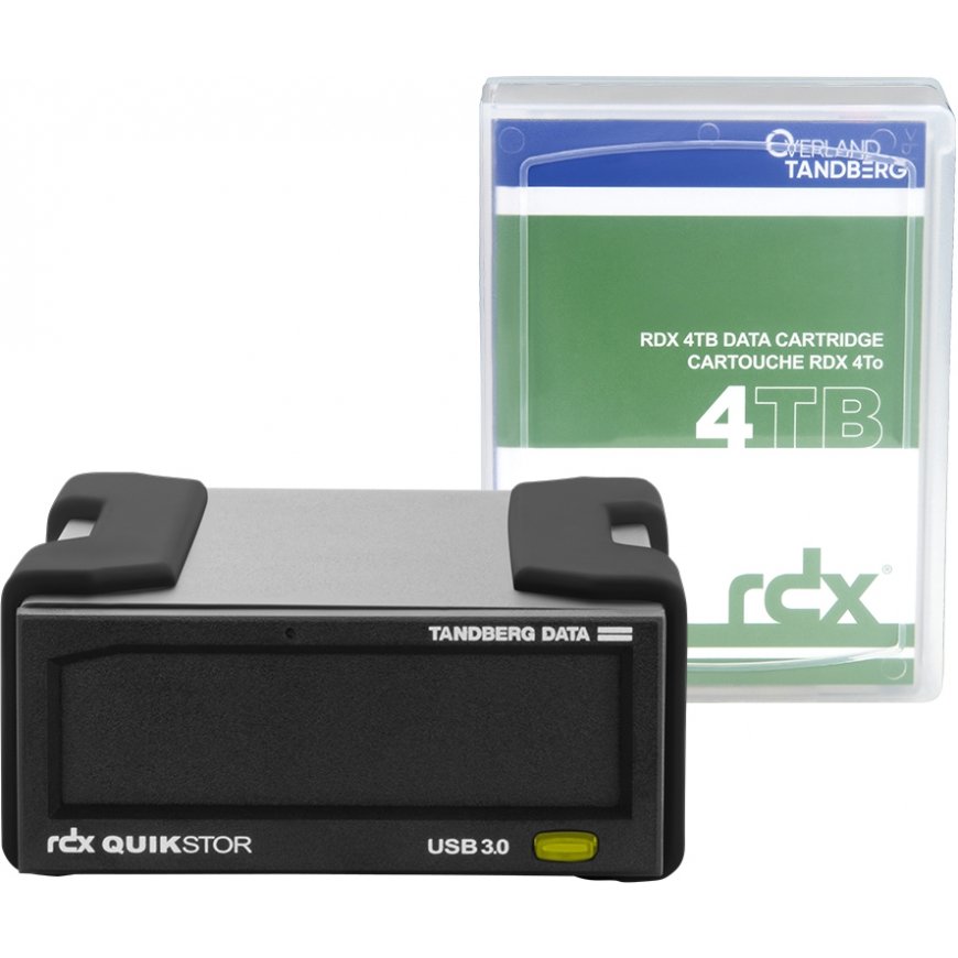 Overland-Tandberg 8866-RDX tallennuslaite Levymuisti RDX-patruuna 4 TB