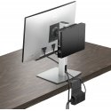 DELL MFS22 68,6 cm (27") Stalas Sidabras, Juoda