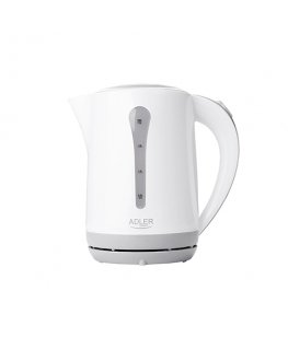 Adler AD 1244 elektriskās tējkanna 2,5 L 2200 W Balts