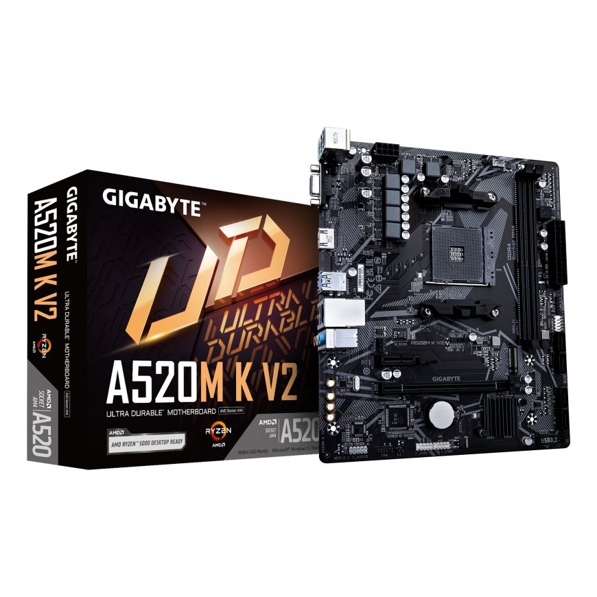 GIGABYTE A520M K V2 mātes plate