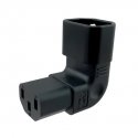 Premiumcord Vertikaalne nurgaadapter IEC C13 - IEC C14, pinge 230V, 10A Premiumcord Vertikaalne nurgaadapter IEC C13 - IEC C14, pinge 230V, 10A