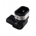 Premiumcord Vertical Angle Adapter IEC C13 to IEC C14 Voltage 230V, 10A Premiumcord Vertical Angle Adapter IEC C13 to IEC C14 Voltage 230V, 10A