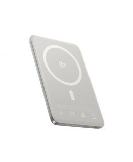 LiPo внешний аккумулятор (PowerBank) 10000mAh 27W с беспроводным QI2, магнитным креплением Magsafe Titanium Ultra-slim PicoGo AM