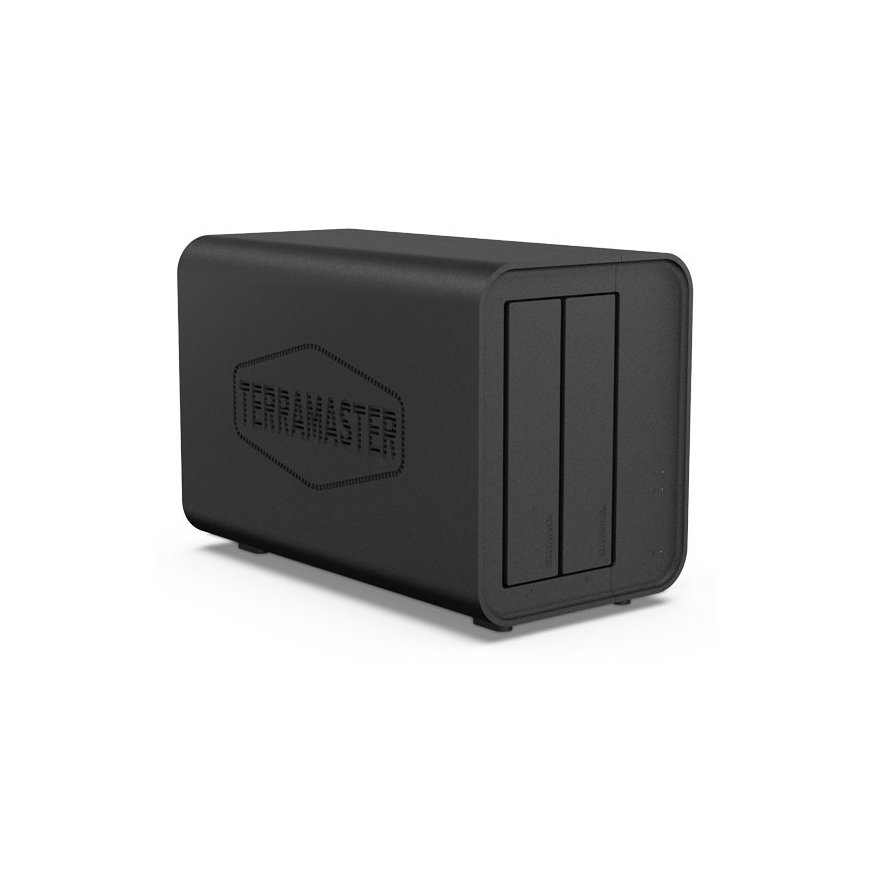 TerraMaster D5 HYBRID disk array Desktop Black – 2