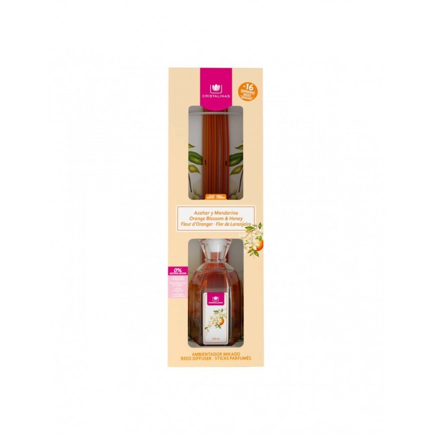 Cristalinas Reed Diffuser 180ml Orange Blossom and Honey – 3