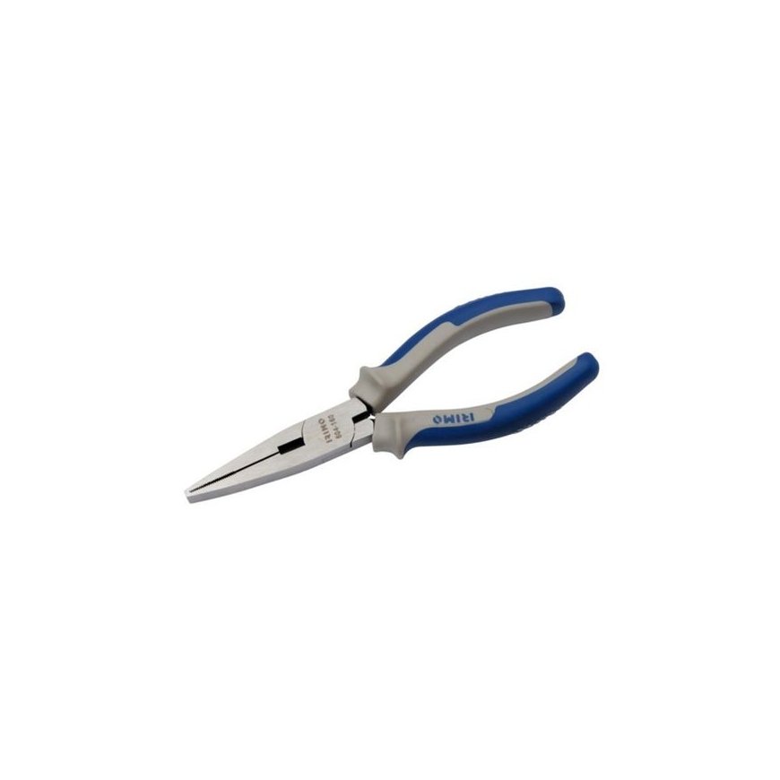 Long flat pliers 160 mm with cutting edge, multi-component handle, Irimo [604-160-1]