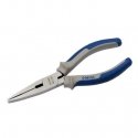 Long flat pliers 160 mm with cutting edge, multi-component handle, Irimo [604-160-1]
