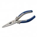 Long flat pliers 160 mm with cutting edge, multi-component handle, Irimo [604-160-1]
