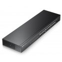Zyxel GS1900-24 tinklo komutatorius Valdomas Gigabit Ethernet (10/100/1000) Juoda