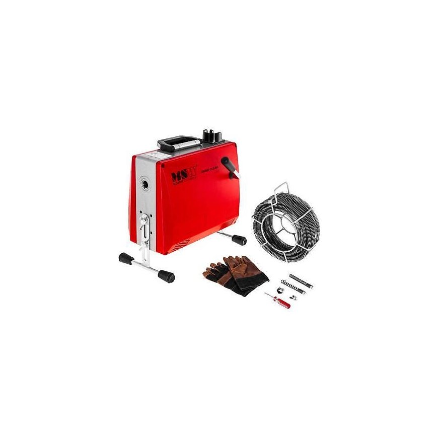 Piston, unblocker, spiral, electric pipe cleaner, 390W, diameter 30 - 100 mm MSW-DRAIN CLEAN 2.3E