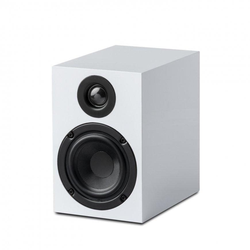 Pro-Ject Speaker Box 3 E Amplifier - 2-way bookshelf speaker system - gloss white – 2
