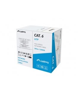 Lanberg LCU6-15CC-0305-S networking cable Grey 305 m Cat6 U/UTP (UTP)