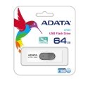 ADATA UV220 USB-välkmälu 64 GB USB tüüp A 2.0 Hall, Valge