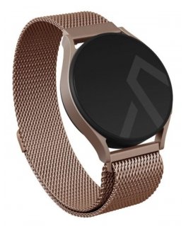 Gold BURGA Metalliverkko Hihna universaali kellolle 20 mm (rose kultainen)