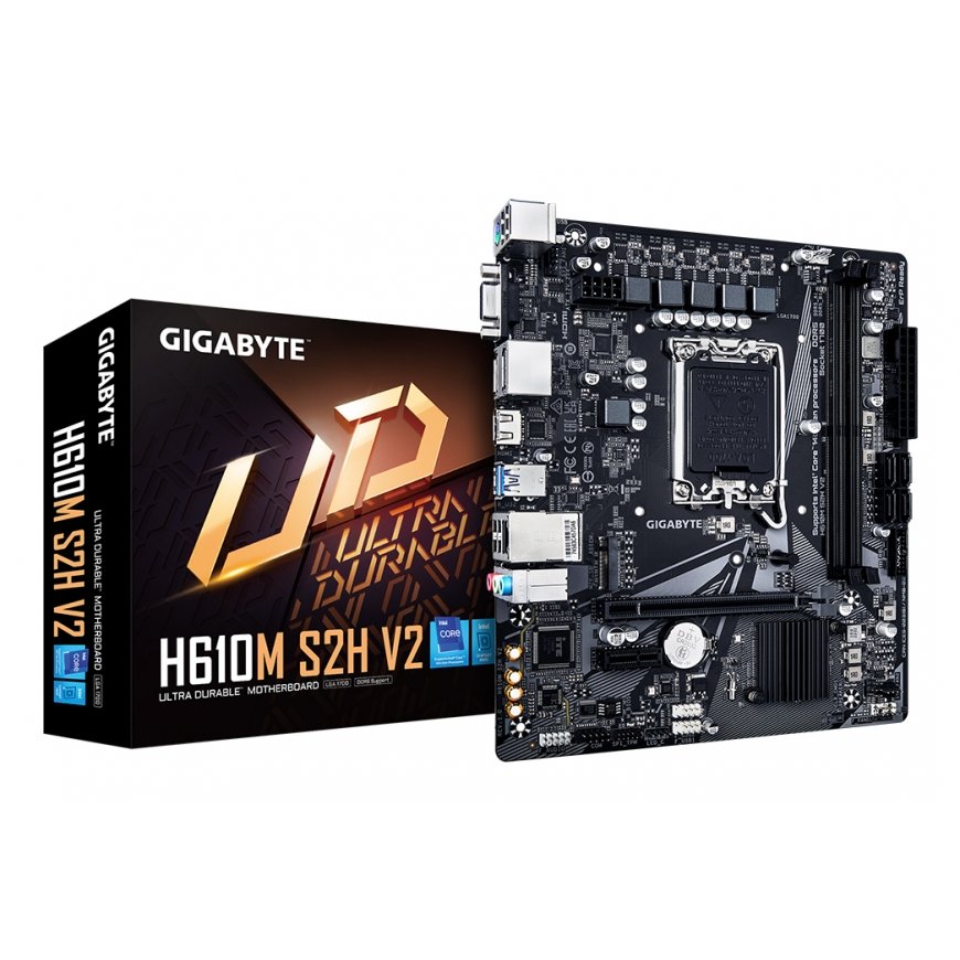 GIGABYTE H610M S2H V2 mātes plate