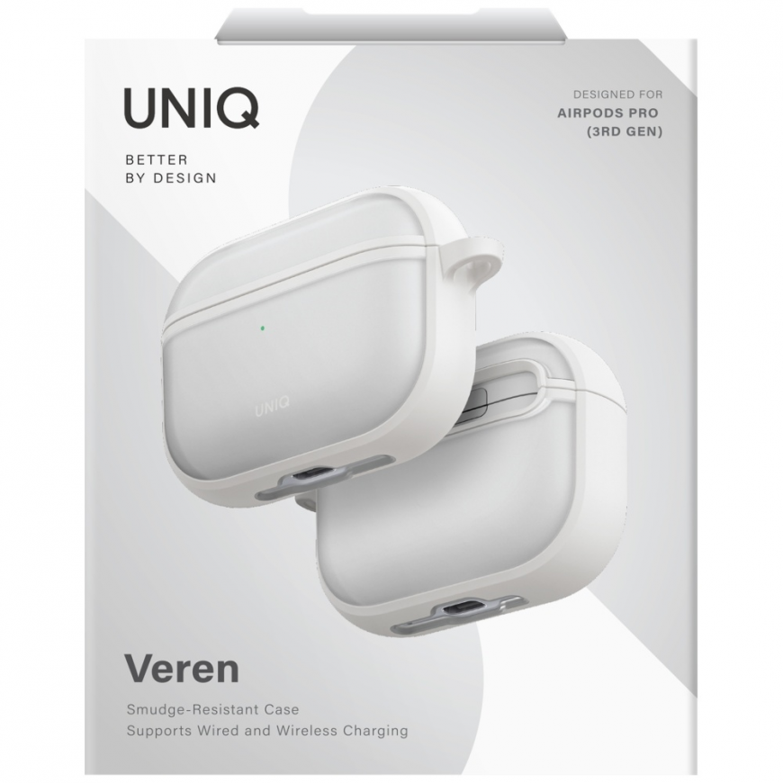 Case UNIQ Veren for AirPods Pro 3 white – 5