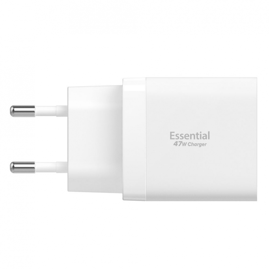 SPIGEN ESSENTIAL EE472EU 2-PORT NETWORK CHARGER 47W WHITE – 3