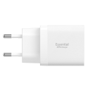 SPIGEN ESSENTIAL EE472EU 2-PORT NETWORK CHARGER 47W WHITE