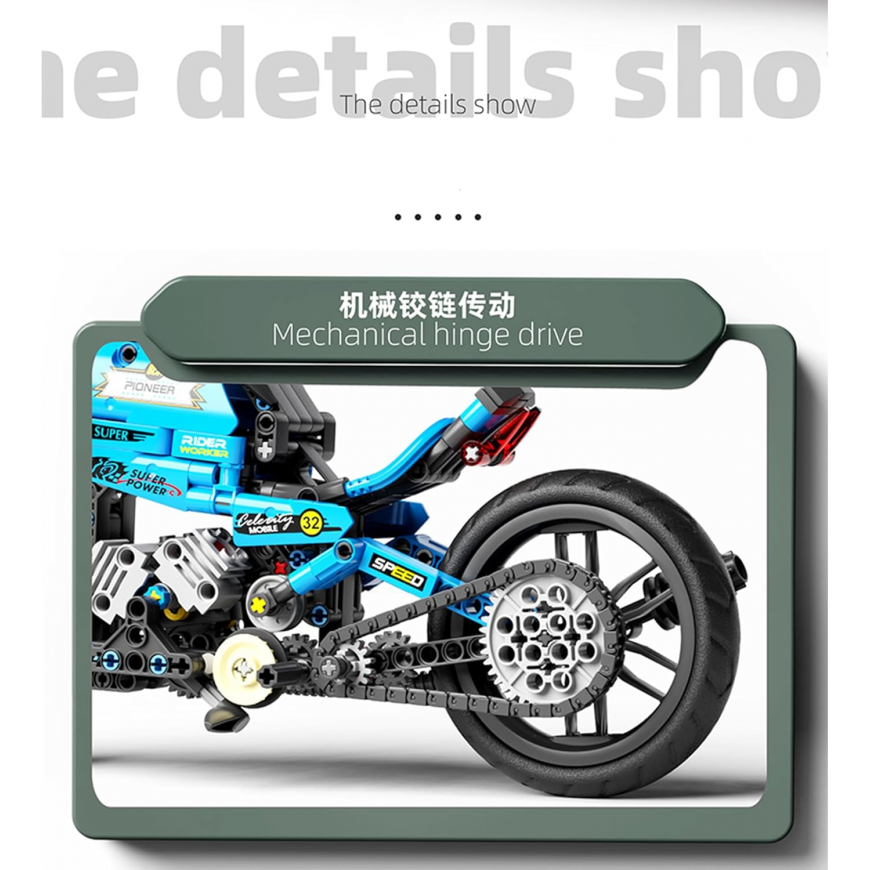 RoGer Techno-Mechanical Motorcycle construction set – 3