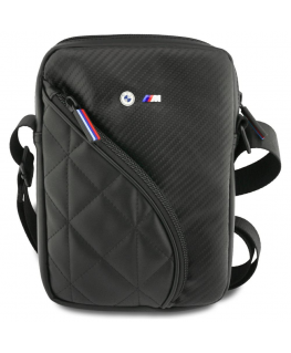 Bag BMW Carbon Pockets & Metal Logo 8" black