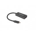 Lanberg AD-UC-DP-01 video kabeļu aksesuārs 0,15 m USB Veids-C DisplayPort Melns Lanberg AD-UC-DP-01 video kabeļu aksesuārs 0,15 m USB Veids-C DisplayPort Melns
