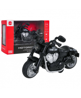 RoGer Metal Motorcycle Black Toy motorcycle