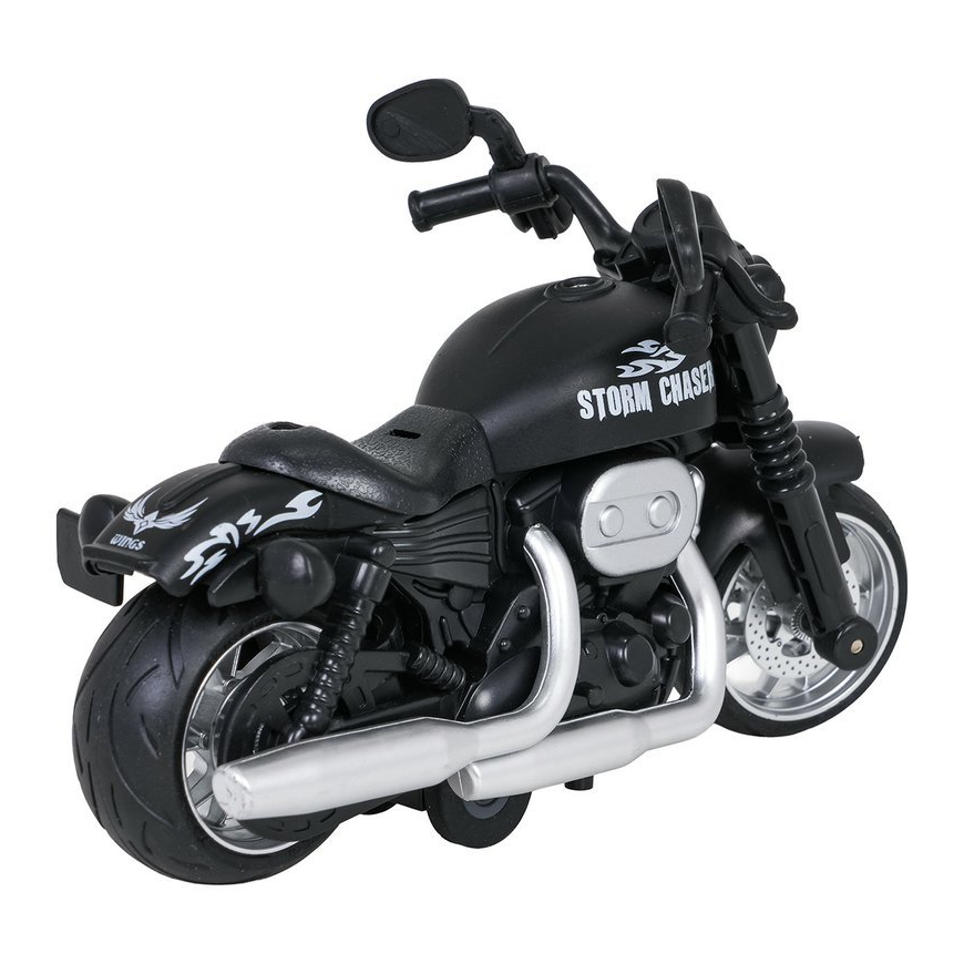 RoGer Metal Motorcycle Black Toy motorcycle – 4
