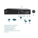 TP-Link VIGI NVR1004H-4P verkkovideotallennin musta TP-Link VIGI NVR1004H-4P verkkovideotallennin musta