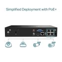 TP-Link VIGI NVR1004H-4P сетевой видеорегистратор Черный TP-Link VIGI NVR1004H-4P сетевой видеорегистратор Черный