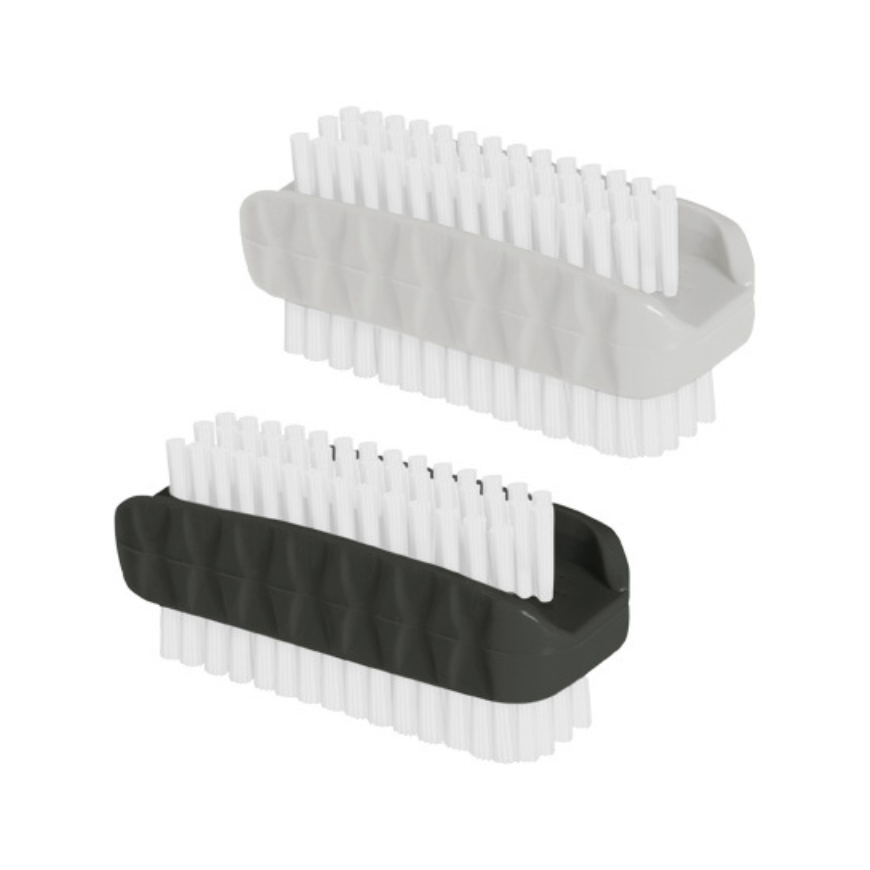 Double-sided nail brush