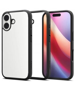 Spigen iPhone 17 Case Ultra Hybrid mobilo telefonu apvalks 16 cm (6.3") Aploksne Melns, Caurspīdīgs