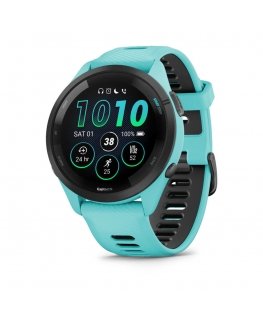 Garmin Forerunner 265 3.3 cm (1.3") AMOLED 46 mm Digital 416 x 416 pixels Touchscreen Black, Blue Wi-Fi GPS (satellite)