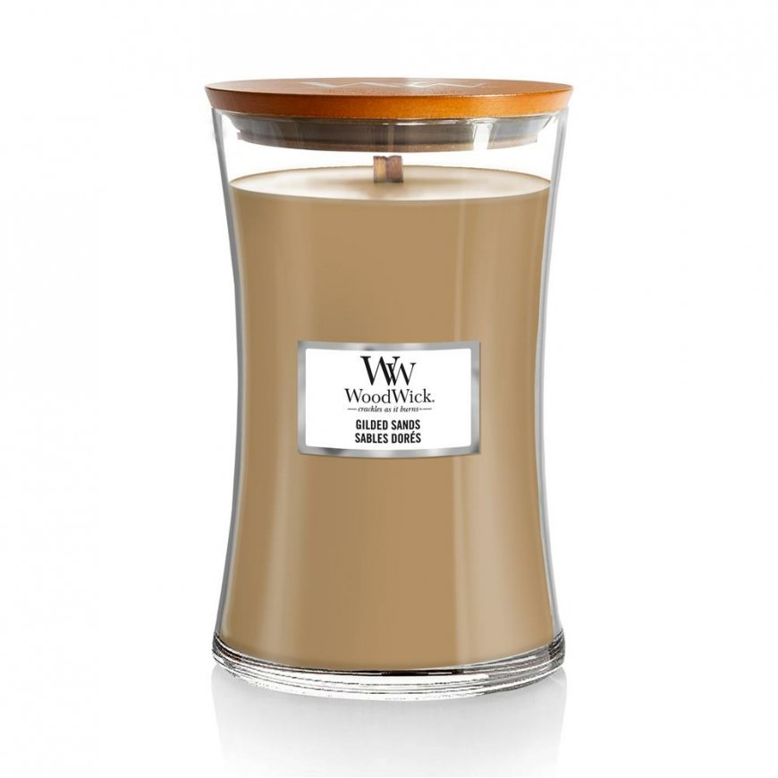 WoodWick Gilded Sands vaska svece Cilindrs
