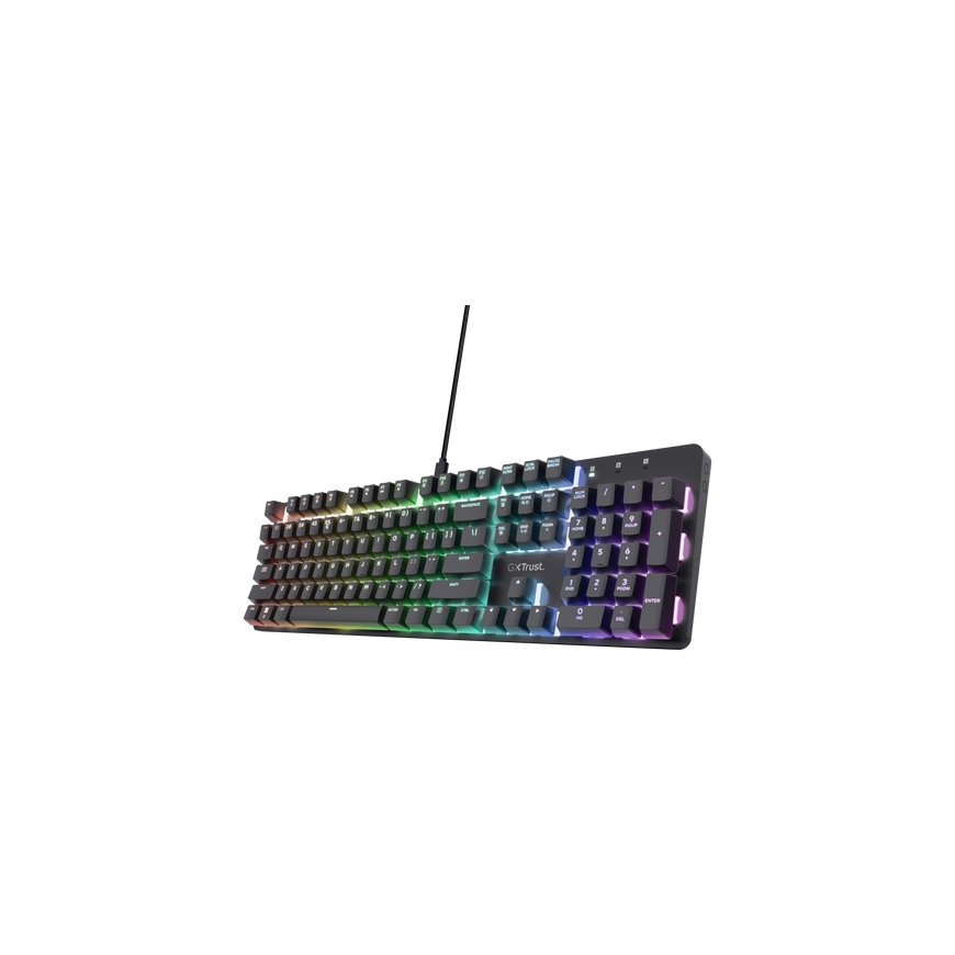 Trust GXT 871 Zora tastatūra Speļu