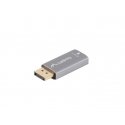 Lanberg AD-DP-HD-01 video kabeļu aksesuārs 0 m HDMI Type A (Standard) DisplayPort Sudrabs Lanberg AD-DP-HD-01 video kabeļu aksesuārs 0 m HDMI Type A (Standard) DisplayPort Sudrabs