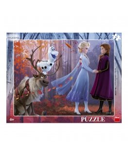 Dino large plate puzzle 40 pcs Frozen