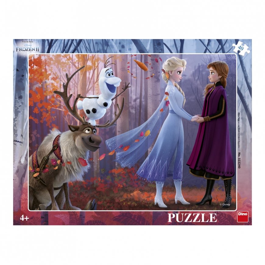 Dino large plate puzzle 40 pcs Frozen
