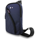 Phone Bag BMW Nylon Pocket & Metal Logo Crossbody navy