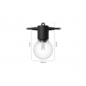 Philips Hue Hue Festavia Globe Outdoor String Lights, 7m Philips Hue Hue Festavia Globe Outdoor String Lights, 7m